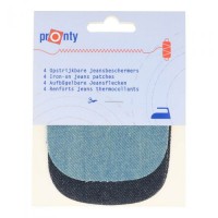 GOEDKOOP: Kniestuk jeans - 2 paar