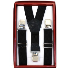 Bretels Heren Zwart - Brede bretels 40mm