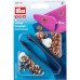 Drukknopen Jersey Tandring 10mm - Startverpakking 10 stuks - KOPER