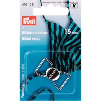 Bikinisluiting 15 mm metaal  - Metalen sluiting voor zwemkleding