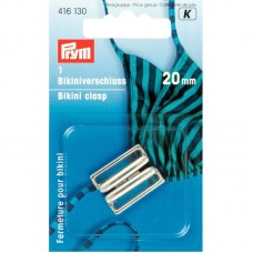 Bikinisluiting metaal 20 mm  - Brede metalen sluiting voor zwemkleding