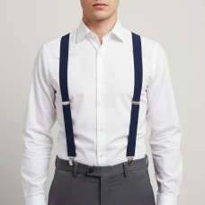 Bretels Basic Donkerblauw - Standaard bretels 30mm Bretels Basic Donkerblauw - Standaard bretels 30mm