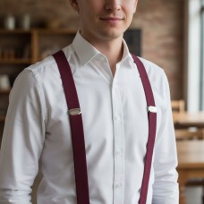 Bretels Basic Bordeaux - Standaard bretels 30mm