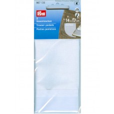 Broekzakken Opstrijkbaar Wit - 2 stuks 