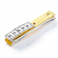 OPRUIMING: Meetlint 150cm - Metalen clip met ophangoog OP=OP