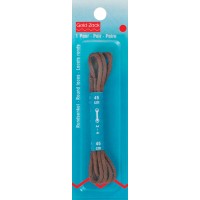 OPRUIMING: Schoenveters dun rond 45cm Bruin OP=OP