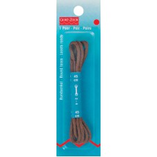 OPRUIMING: Schoenveters dun rond 45cm Bruin OP=OP