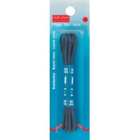 OPRUIMING: Schoenveters dun rond 60cm Donkerblauw OP=OP
