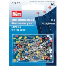 Glaskopspelden 30 x 0,60 mm - Kopspelden van A-kwaliteit