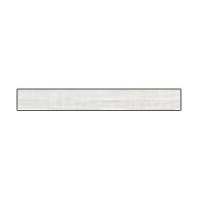 Halve meter knoopsgaten Elastiek 18 mm Wit 