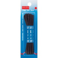 Schoenveters: ronde koordveter 120 cm Zwart