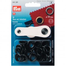 Ringen en Schijven 11 mm Gebronsd - 15 zeilringen
