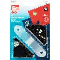 Ringen en Schijven 5 mm Gebronsd - 40 ringetjes 