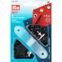 Ringen en Schijven 4 mm Gebronsd - 50 ringetjes 