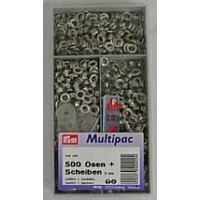 Ringen en Schijven 5 mm Zilverkleurig - Multipack 500 ringetjes