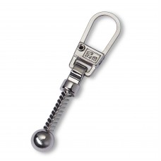 Ritstrekker Knots zilverkleurig