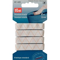 Elastiek Standaard 12 mm Wit