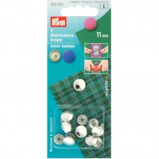 OP=OP: Stofknopen 11 mm - 7 stuks met sjabloon 