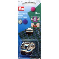 Stofknopen 19 mm - 5 stuks met sjabloon