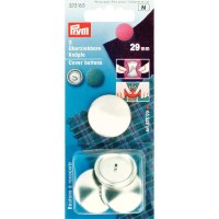 Stofknopen 29 mm - 3 stuks met sjabloon