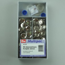 Stofknopen Multipack 23 mm - 50 stofknopen complete set