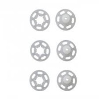 Drukknopen Transparant 13mm vernaaibaar - 12 stuks