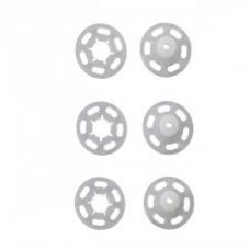 Drukknopen Transparant 13mm vernaaibaar - 12 stuks