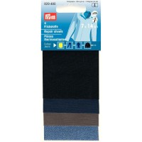 Reparatiedoek Opstrijkbaar - Verpakking met 4 kleuren