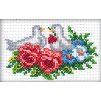 Vogeltjes borduren - Borduurpakket Duiven