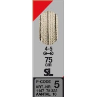Platte Schoenveter 75cm - Kies jouw kleur