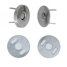Magneetsluiting Ø17 mm Zilver