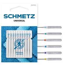 Naaimachinenaalden universeel - Assortiverpakking 10 machinenaalden
