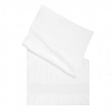 Handdoek met Borduurrand Wit
