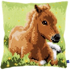 Vervaco Borduurpakket - Kussenpakket Veulen