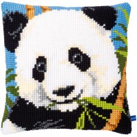 Vervaco Borduurpakket - Kussenpakket Panda