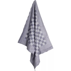 Theedoek Ruit Blauw - Prima droogdoek 100% katoen 