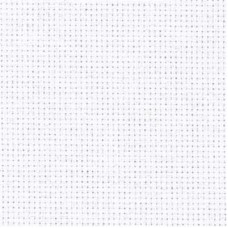 Borduurstof Aïda 14count 150 cm breed - 5 kr/cm WIT - Prijs per 10cm