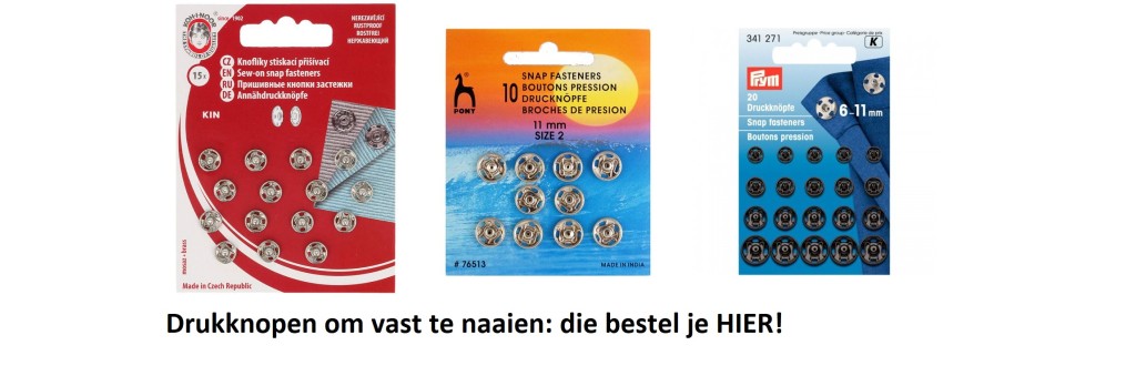 Drukkers om vast te naaien